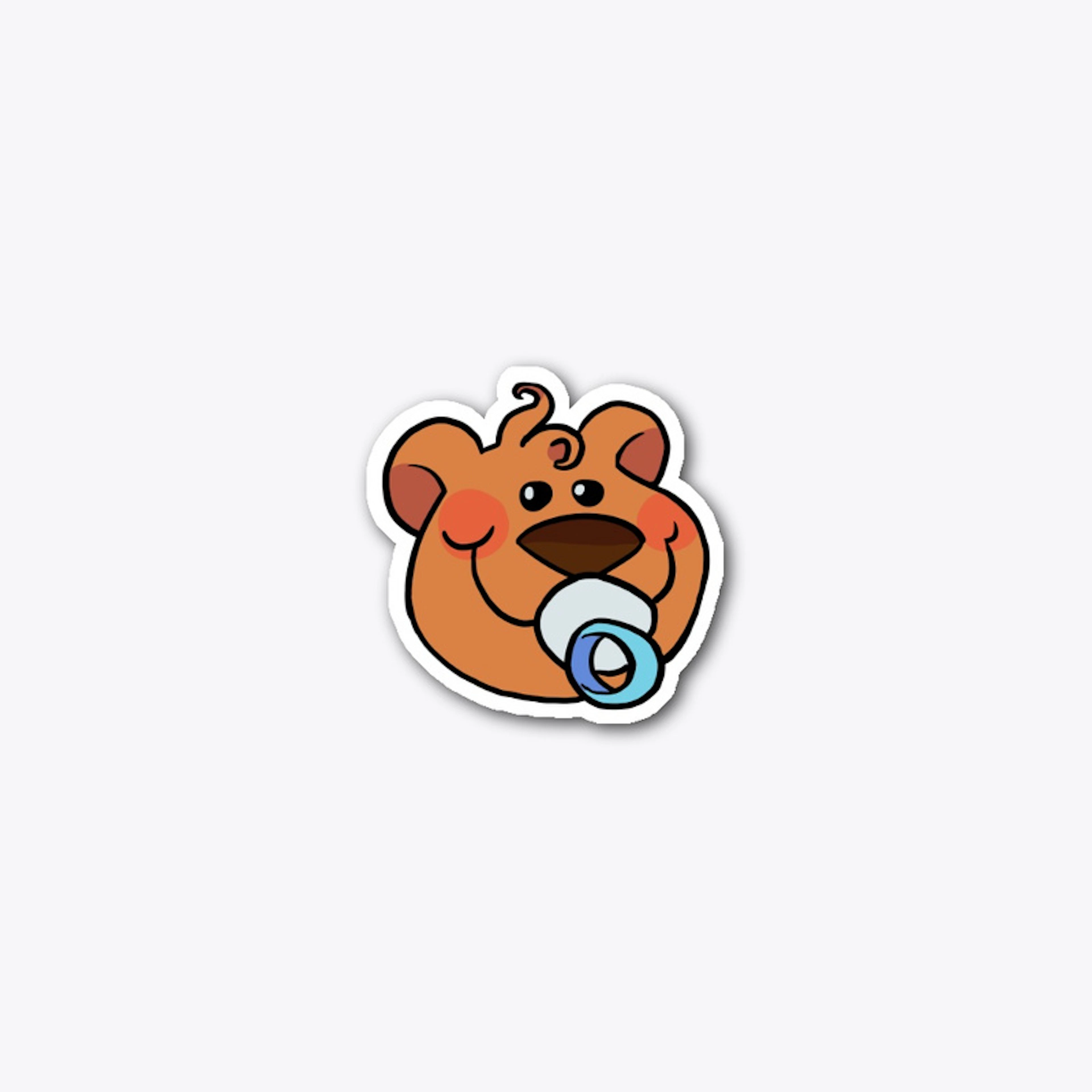 Beaver Baby Sticker