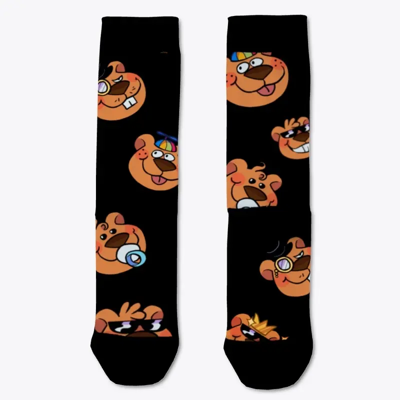 Cozy Beaver Socks (13+ Colors)